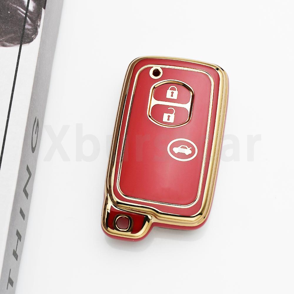 Fashion Tpu For Toyota Land Cruiser Auris Prius 30 Alpha Aqua Lexus Lc 200 Car Key Case 2/3/4 Buttons Remote Cover Shell Holder