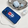 Funda para teléfono con logo de la Universidad de Chile Funda para teléfono para iPhone 17 16 15 11 13 14 Pro Max X Xr Xs Max 12mini Funda de carcasa negra