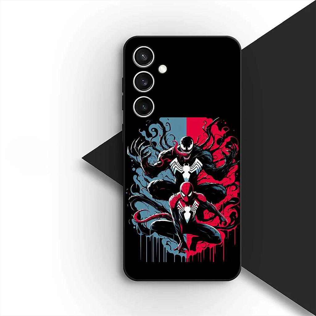 Phone Cover for Motorola Moto G86 G57 E14 E15 G14 G34 G35 G84 G24 A54 G15 Power E22 Case SpiderMan Marvel Venom Spider Man