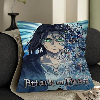 Klassischer Anime Attack On Titan Kissenbezug Toon Geschenk Kissenbezug Schlafzimmer Zuhause Sofa Stuhl Sitz Dekor Kissenbezug