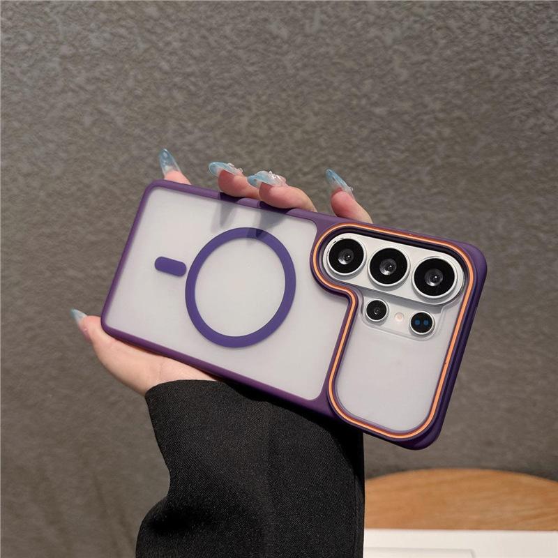 Applicable to Samsung S26Ultra Premium Magnetic S25Ultra Mobile Phone Case S24plus Anti-drop S23FE Protective Case