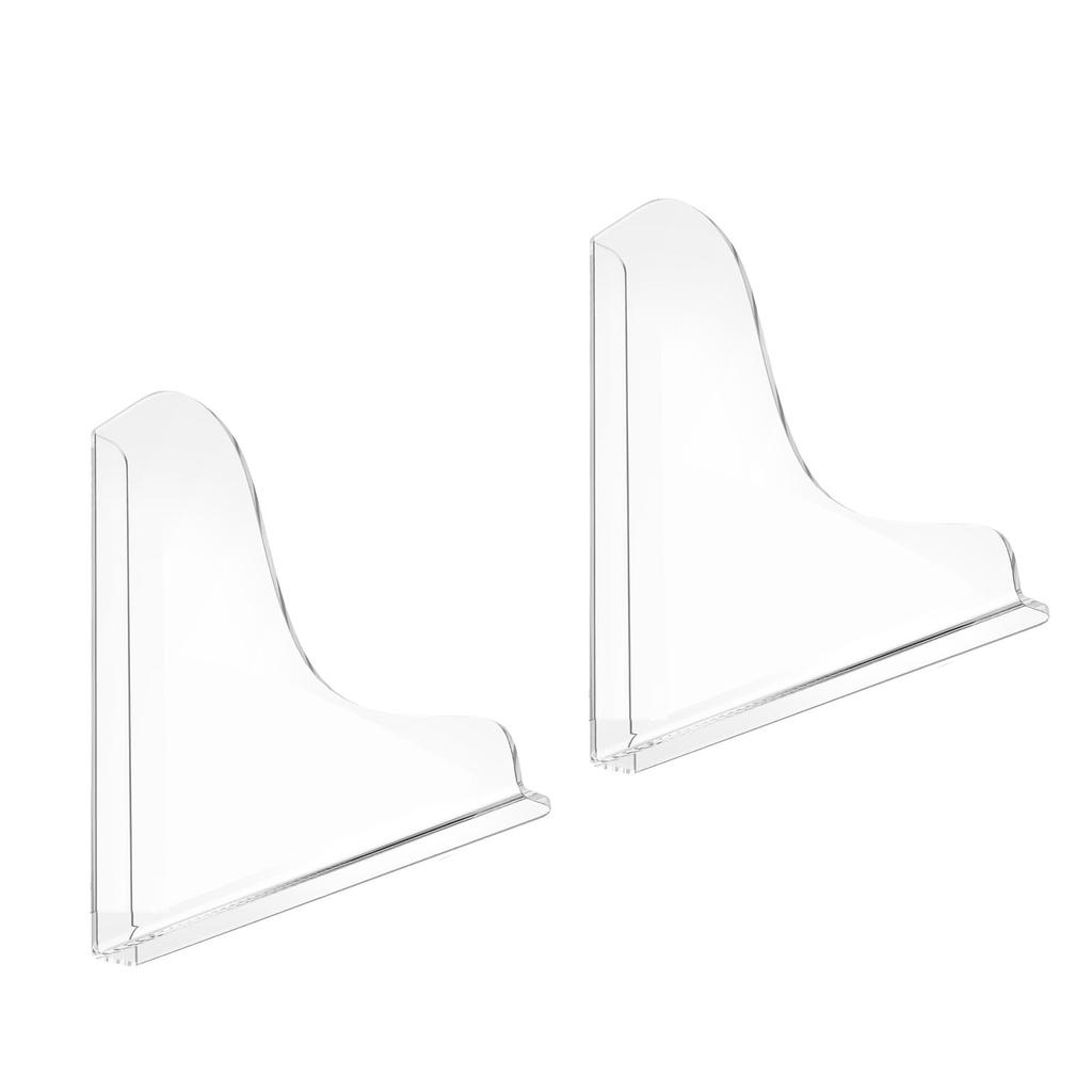 2PCS Clear Shower Splashing Guard Acrylic Bath Angle Protection Tub Corner Water Guards for Home