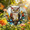2D Flat, 1 Set of 18.8cm Acrylic Garden Sun Catcher Puzzle, Colorful 83pcs Irregular Garden Sun Catcher Puzzle, Summer Window Hanging Decoration Suita