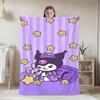 Kawaii K-Kuromi Sofa Blankets and Bedspreads Picnic Blanket for Bed Furry New Year Camping Bedspread the Anime Home Decoration