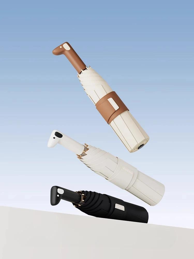 Süßer Haustier-Regenschirm, sowohl für Regen als auch als Sonnenschutz, Sonnenschutz und UV-Schutz, Großer faltbarer manueller Regenschirm