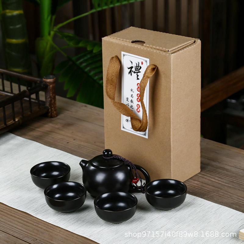 Travel Tea Set, Household Portable Set, Outdoor Souvenir, Chinese New Year Gift