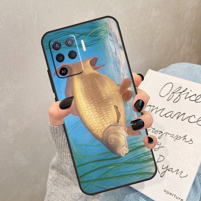 

CARP FISHING FISH Case For Oppo A78 A98 A18 A38 A58 A60 A80 A40 A77 A57 A17 A74 A54 A94 A96 A76 A16 A15 A5 Pro OPPO A78 4G
