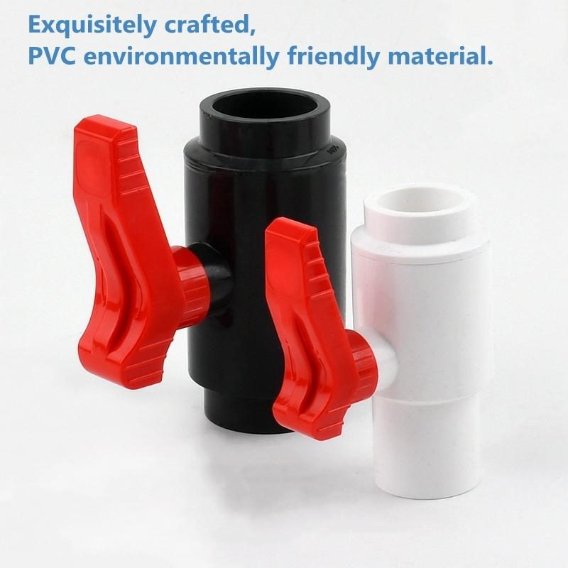 1PC 20-63mm PVC Ball Valve Dual Purpose Valve Plastic Switch Garden Irrigation Fish Tank Accessories Water Supply Pipe Joint