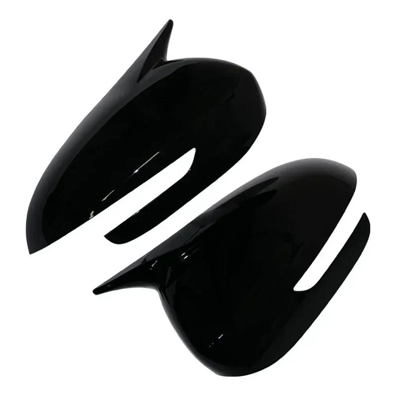 Sidospegel Glanssvart Bil Typor Backspegelkåpa För KIA KX5 och Sportage 2016 - 2019 Spegelhus Dekorationslist
