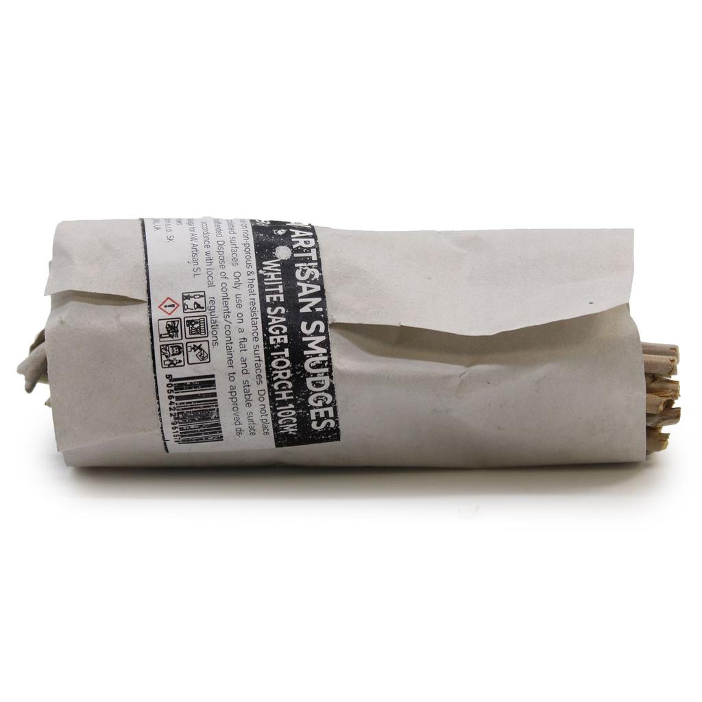 White Sage Smudge Stick Torch 10cm