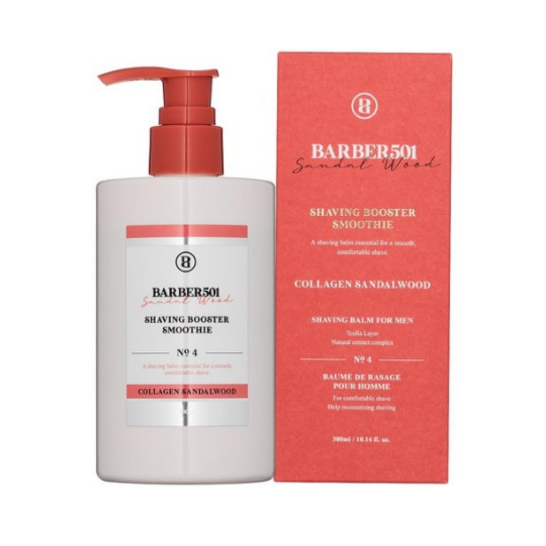 

Barber501 Смузи-бустер для бритья Коллаген — Сандаловое дерево — 300 мл (1 единица)