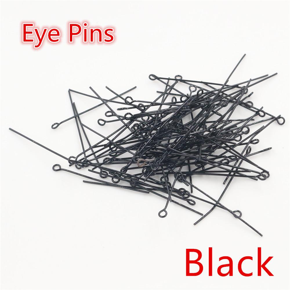 200pcs/Lot 16 20 25 30 35 40 45 50mm Flat Head/Ball Head/Eye Head Pins Metal Headpins For Jewelry Findings Making DIY Supplies