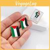 High-quality Alloy Palestinian Flag Brooch Pin Unique Design Decorative Fashion Accessory