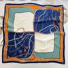 Spring and Summer Graffiti Flowers 71 * 71 Square Scarf Travel Sunscreen Headscarf Practical High-end Scarf for Mother