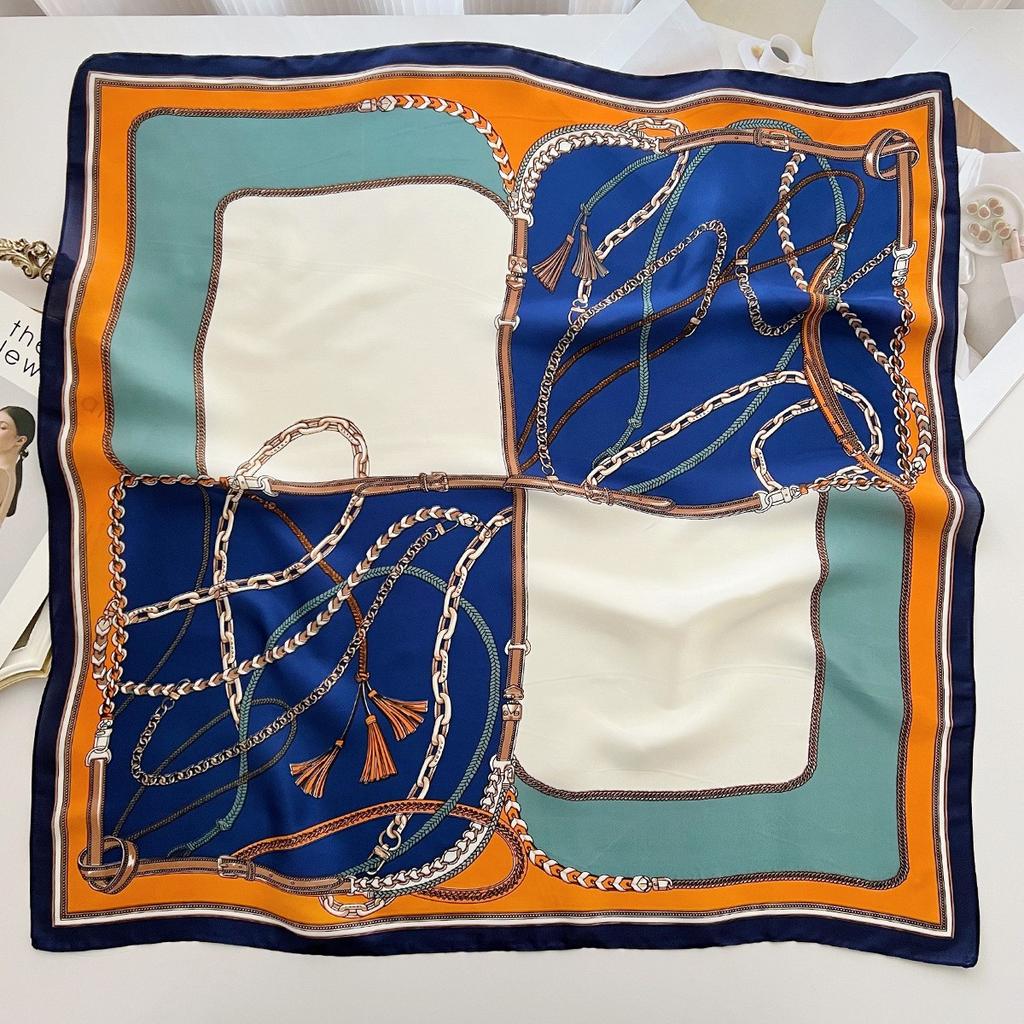 Spring and Summer Graffiti Flowers 71 * 71 Square Scarf Travel Sunscreen Headscarf Practical High-end Scarf for Mother
