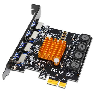 4-Port USB 3.0 PCI Express Karte PCI-E Erweiterungskartenadapter PCIE Controllerkarte