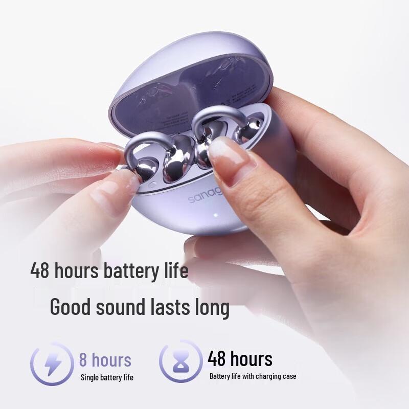 Sena S7S AI Open-Ear Noise-Cancelling Bluetooth Ear-Clip Headset