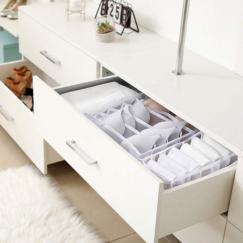 Folding Drawer Storage Box Compartmental Wardrobe Storage Box Suitable For Underwear, Bras And Socks
