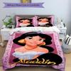 Princess Jasmine'S Adventure Print 3Pcs Bedding Setduvet Cover With 2 Bedropillowcase Home Birthday Gift