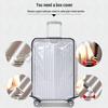 Transparent Waterproof Luggage Cover: Wear-Resistant Protection for 20, 24, 26, and 28-inch Suitcases