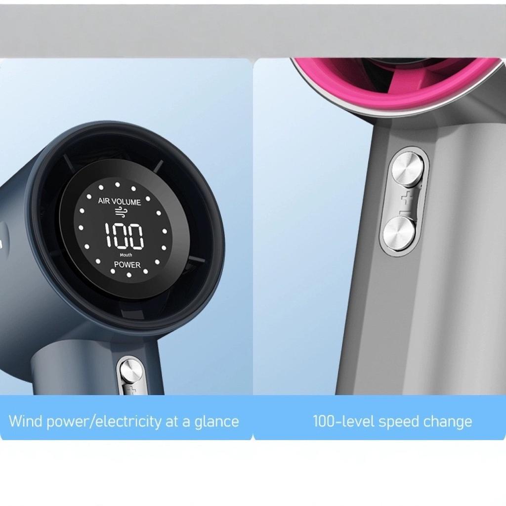 Southeast Asia's Hot-Selling Model 001 Handheld High-Speed Fan, 100-Speed Violent Digital Display Rechargeable Outdoor Fan, Mini Fan