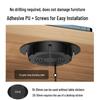 KuangJie Hidden Air-Cooled Wireless Charger - 30MM, No Drilling Needed, Smart Home Compatible