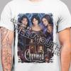 Charmed - Season 1 - Piper, Prue and Phoebe Halliwell - White Custom Made T-Shirt. Men's, Women's