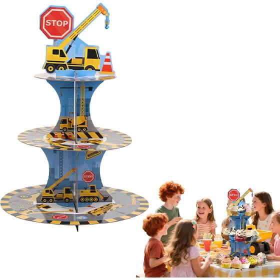 3 Tier Butterfly Cupcake Stand,Suitable for Butterfly Themes – Easy to Assemble& Reble(1Butterfly)