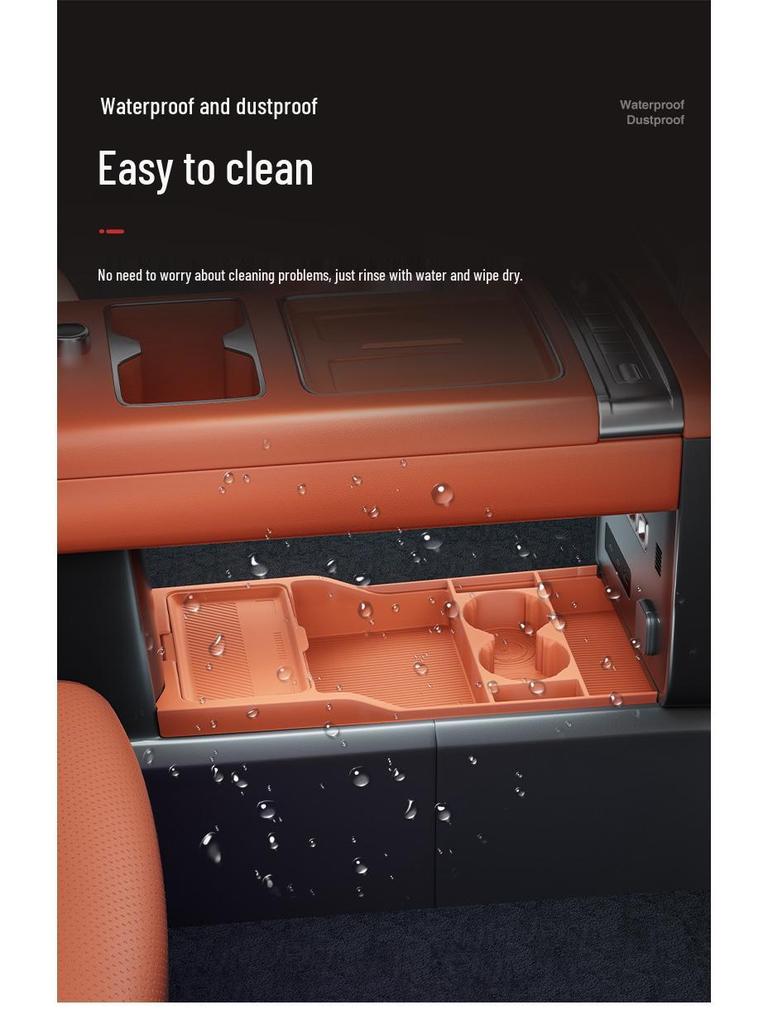 Kompatibel mit Silikon-Aufbewahrungsbox/Organizer/Brillenetui unter Formula Leopard Titanium 7 (Modell 25) Mittelkonsole.