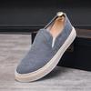 New Canvas Shoes Men Breathable Light Slip On Flat Summer Classic Loafers Casual Shoes Breathable Walking Footwear