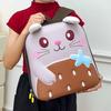 School Bag Baby Backpack Cartoon Three-dimensional Bear Girl Children's Bag Casual Outside Play Snack Bag
