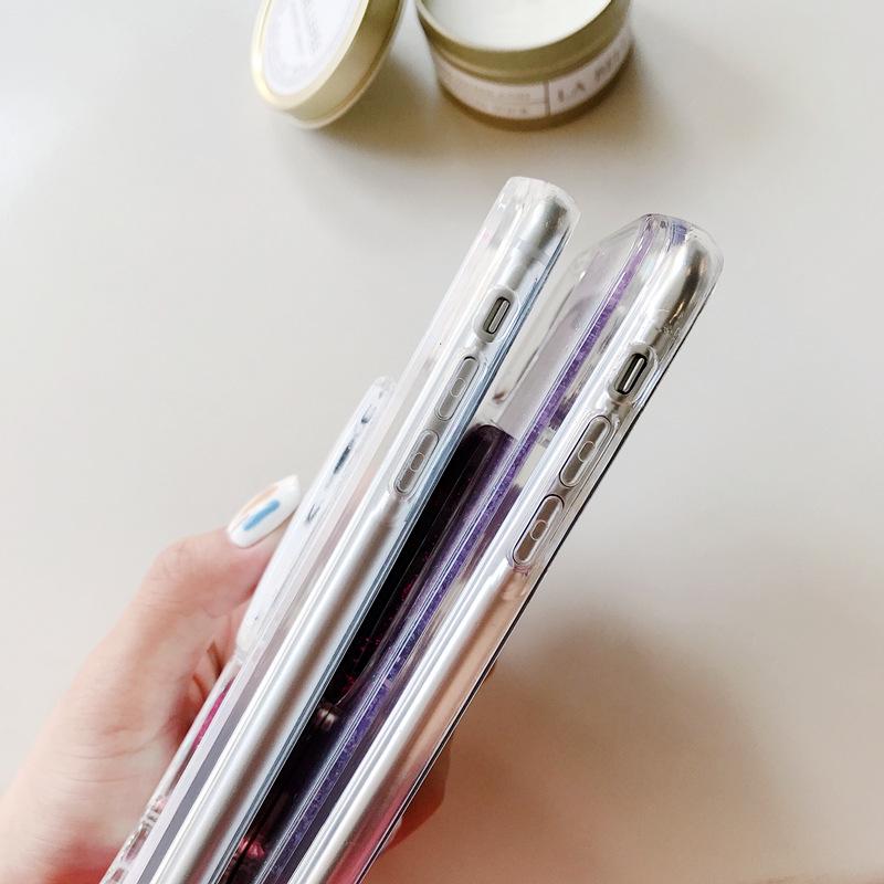 Dynamic Silicone Protective Cover for Vivo Red Lip Wine Glass S9 Quicksand Y7S Y93 Liquid One Piece Delivery Mobile Phone Case