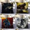 DARK SOULS Adventure Game Pillow Covers Cartoon Sofa Decorative Home Double-sided Printing Short Plush Cute Cushion Cover