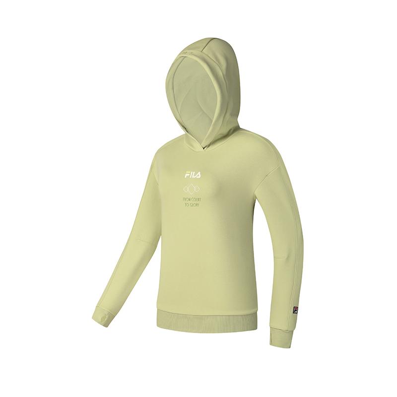New FILA Sweatshirt Women's Dark Light Green A11W443202FLG