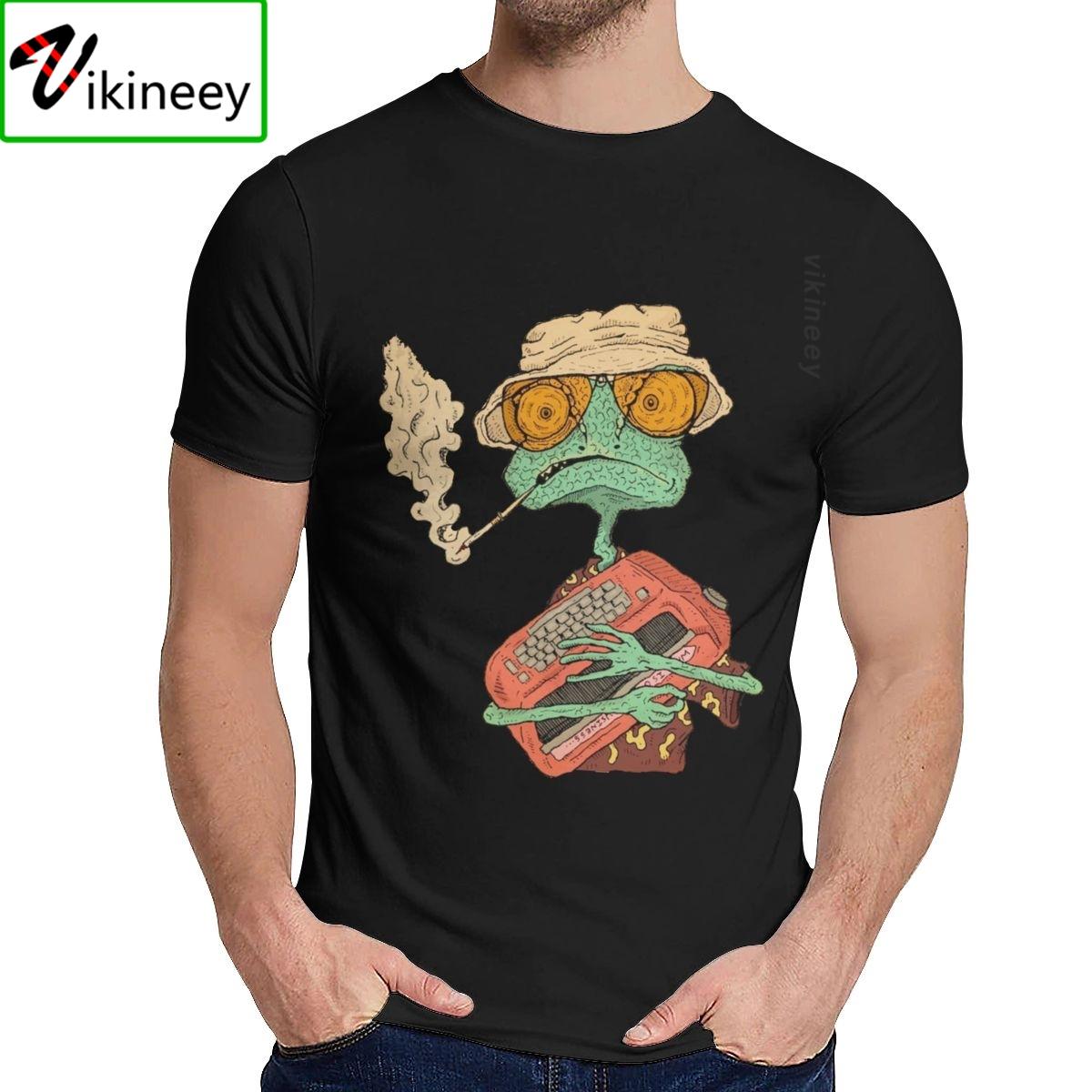 Round Collar Rango Fear And Loathing In Las Vegas Smokes T Shirt Hip Hop For Man 100% Cotton La Camiseta US Size S
