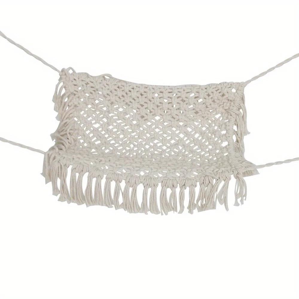 

Handmade Woven Hammock White Perfect Newborn Photography Props Ideal for Capturing Precious Memorie Practical Photo Accessories Other белый