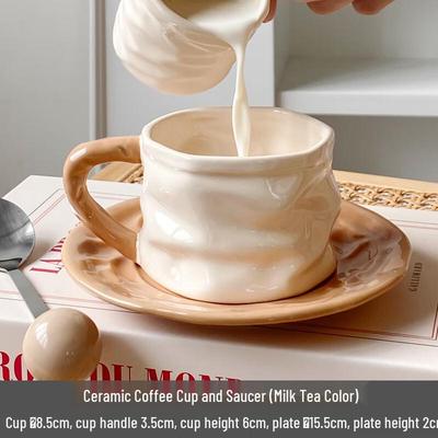 Juego de taza y platillo de cerámica Shangqi