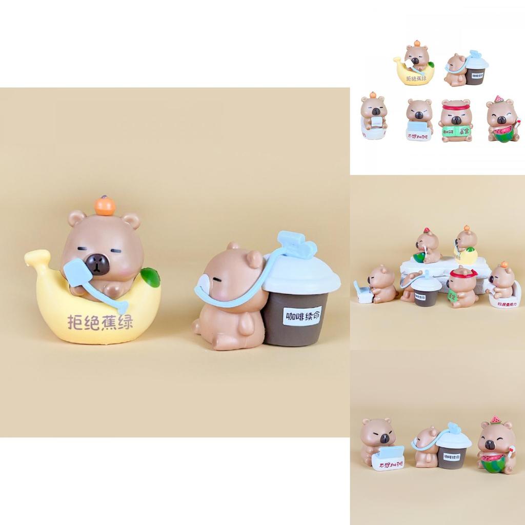 Capybara Blind Box Collectible Figurine With Pvc Material For Anime Fans