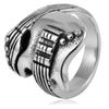 European and American Jewelry Musical Instrument Ring Retro Trendy Man Accessories Musical Instrument Guitar Ring 2026