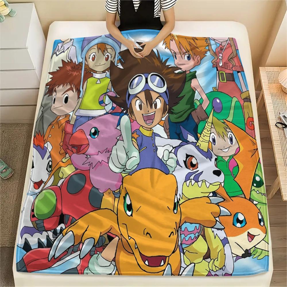 Digimon Sincerity Theme Blanket, Digimon Fan Soft Throw, Ideal Gift