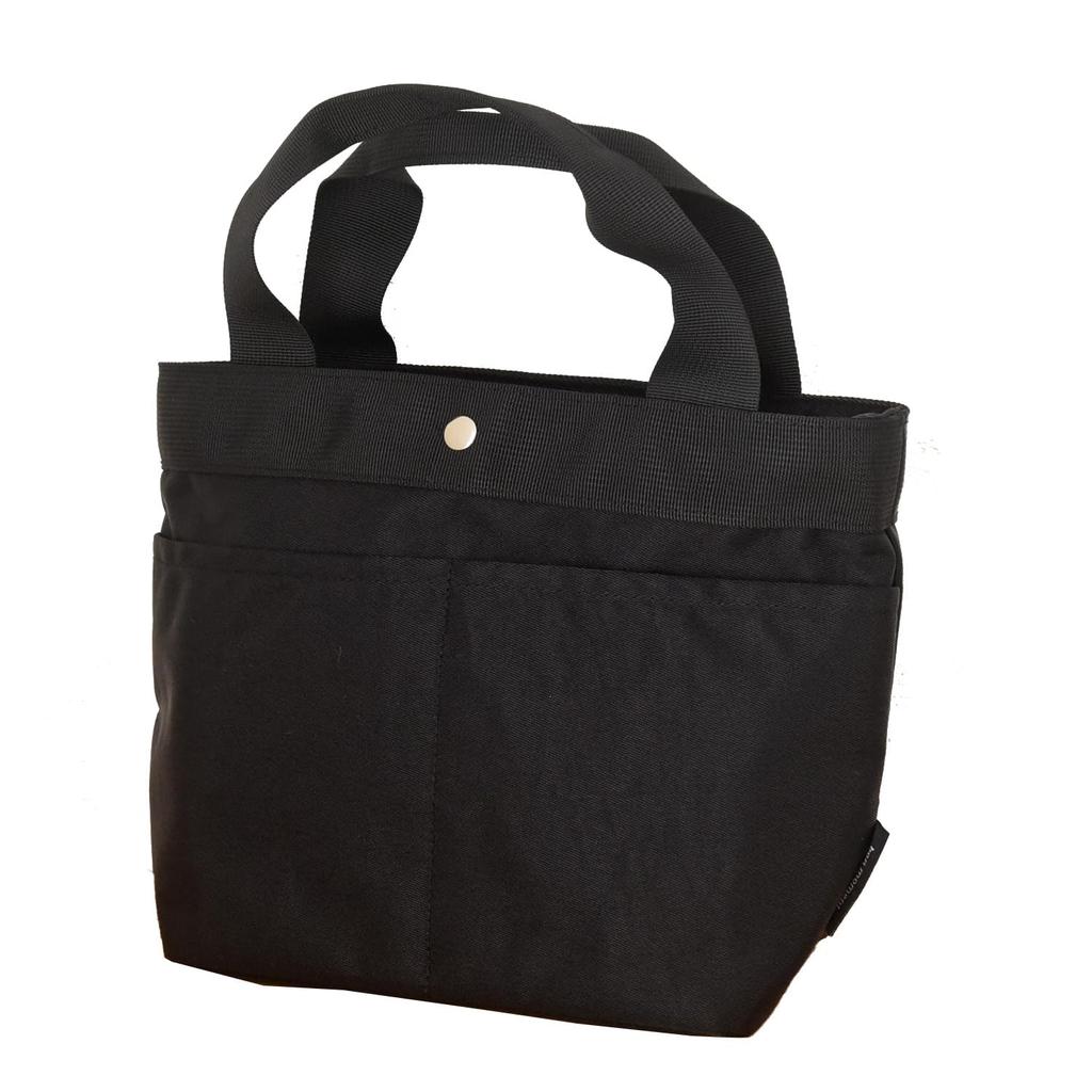 Bon Moment Official Insulated Lunch Mini Tote Wide Stylish Lunch Bag for Small Tote Bag for Moment Bag, Style, Gusset, Men, Women, Unisex/bon (Black,