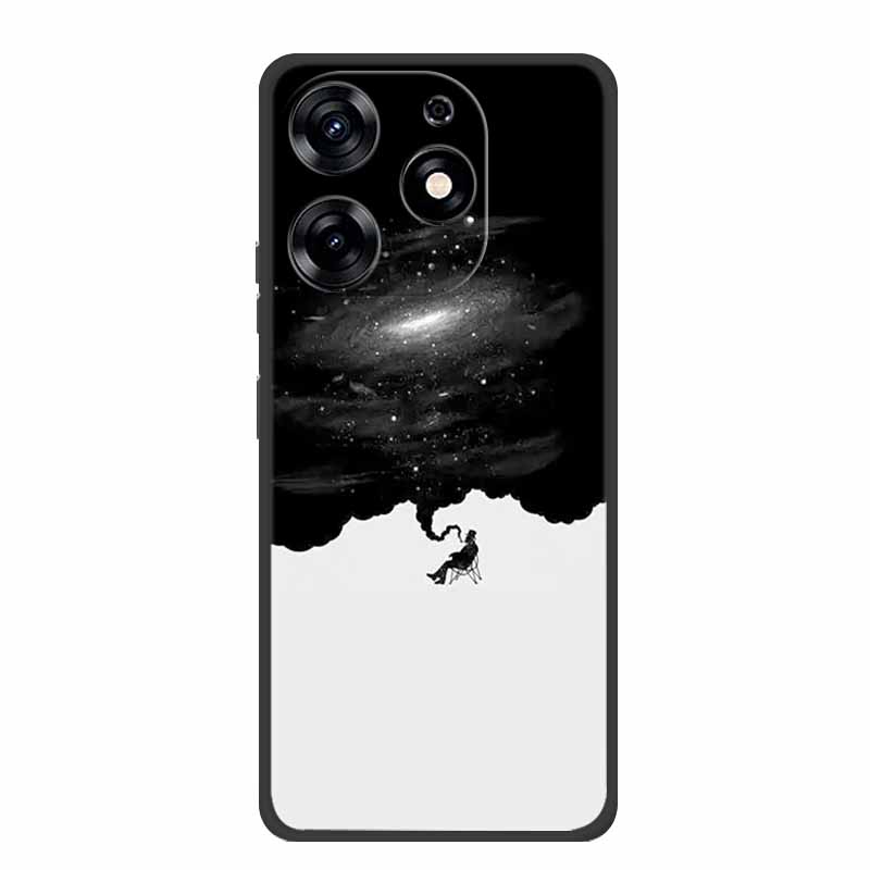 For Infinix Smart 8 Plus Case Luxury Soft Silicone TPU Phone Cases Cover For Infinix Smart8 Plus Protective Flower Painted Coque