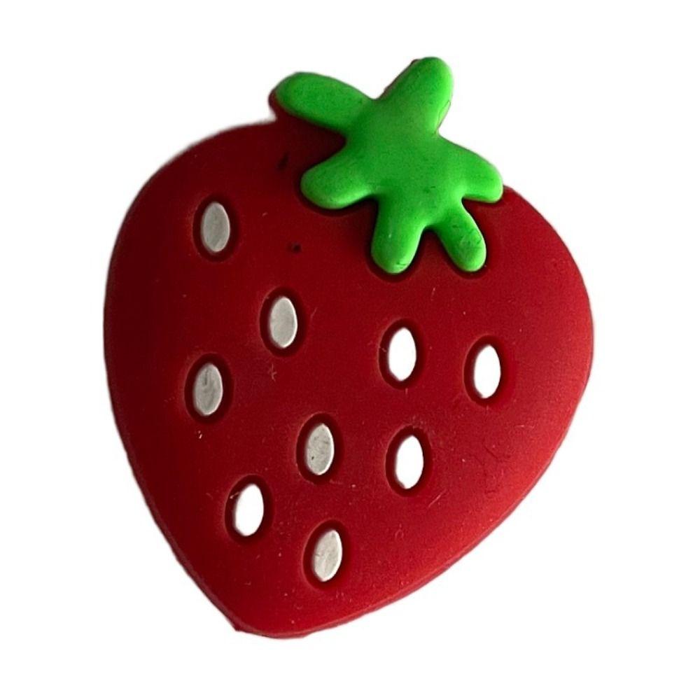 Strawberry Tennis Shockproof Absorber Buffer Tennis Racket Vibration Dampeners  Tennis Staff