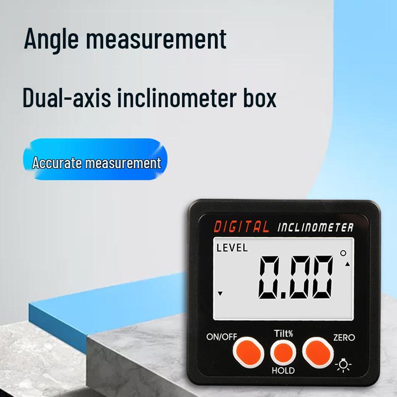 Digitaler Neigungsmesser mit starkem Magneten und Winkelmesslineal