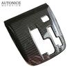Carbon Fiber Color Steel Gear Panel Decorator Cover Fit for Isuzu D-MAX Mu-X DMAX MuX RHD 2015 2016 2017 2018