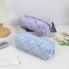 Multifunctional Stationery Bag Solid Color Storage Bag INS Pen Bag  School Office