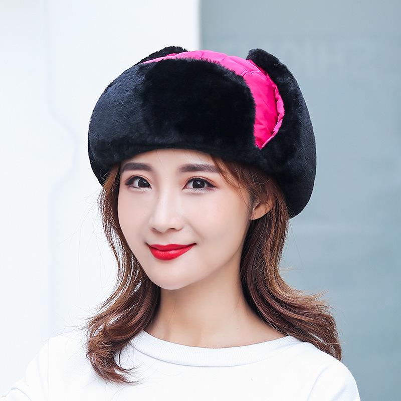 Unisex Winter Lei Feng Windproof Ear Protection Hat for Outdoor Cycling