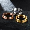 3 Piece Trendy Stylish Free Dainty Rings Stainless Women Steel Gold Color Color Knuckle Rings Lady Waterproof Minimalist Jewelry Present GiftFashion