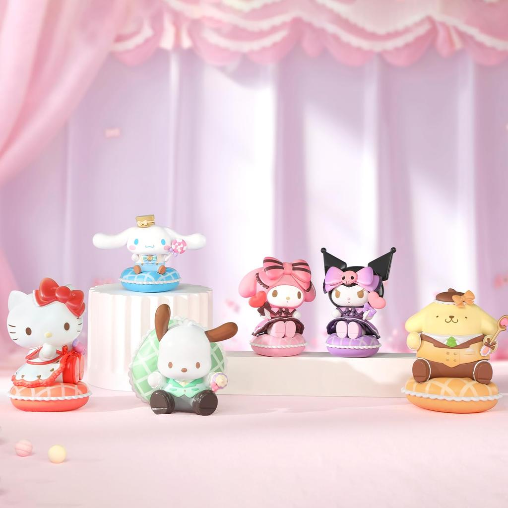 TOP TOY Sanrio Characters Sweet Candy Series Gachapon Blind Box Figure Soft Vinyl PVC Premium Toy Birthday Gift Cinnamoroll For Character Collectors
