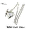 Alloy Vintage Pocket Watch Hollow Heart-shaped for Daily Life Quartz